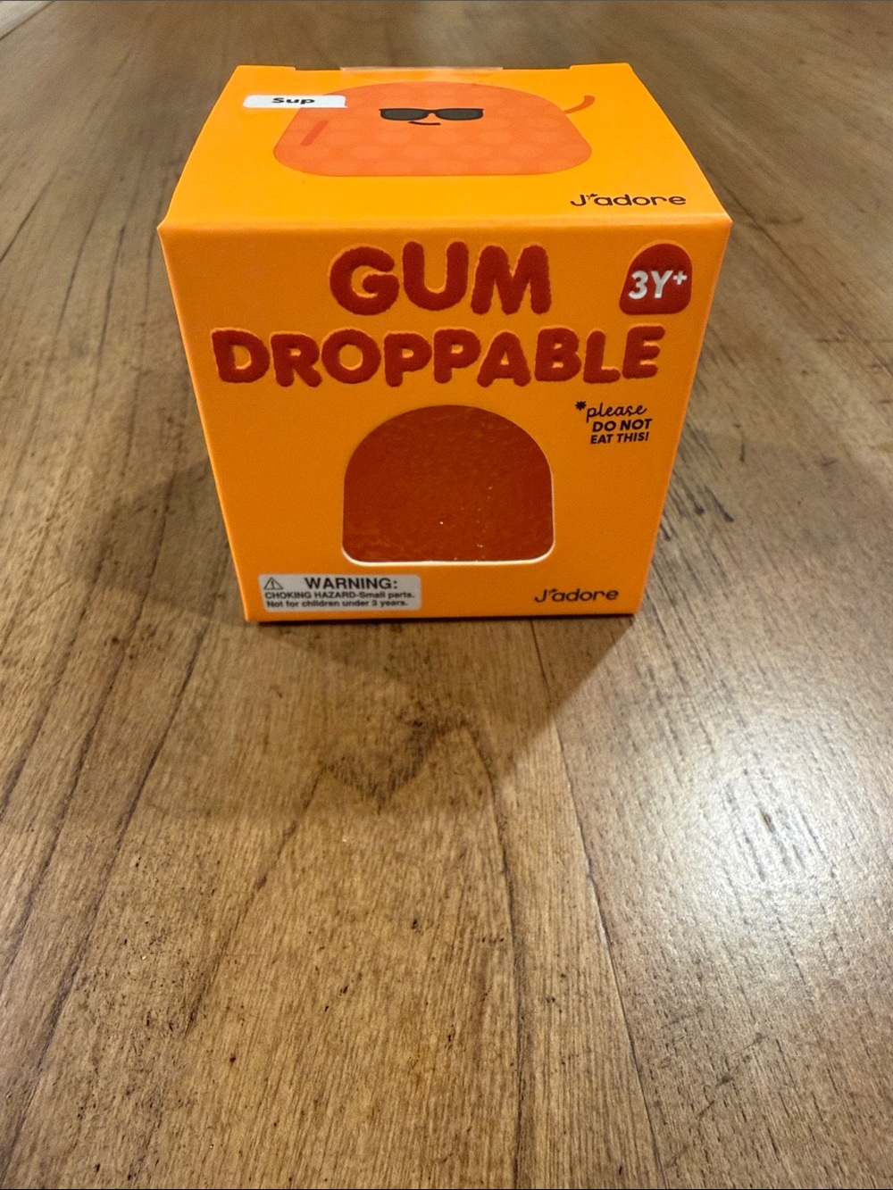 J’Adore Gum Droppable Party Toy - Bright Orange
